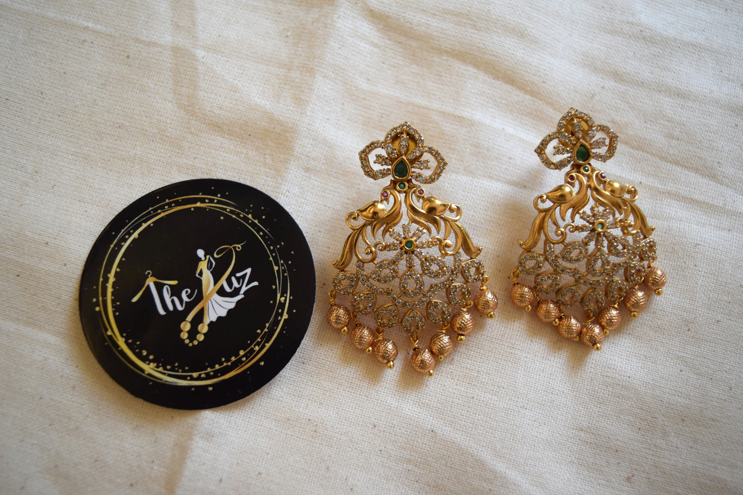 Matte finish earrings