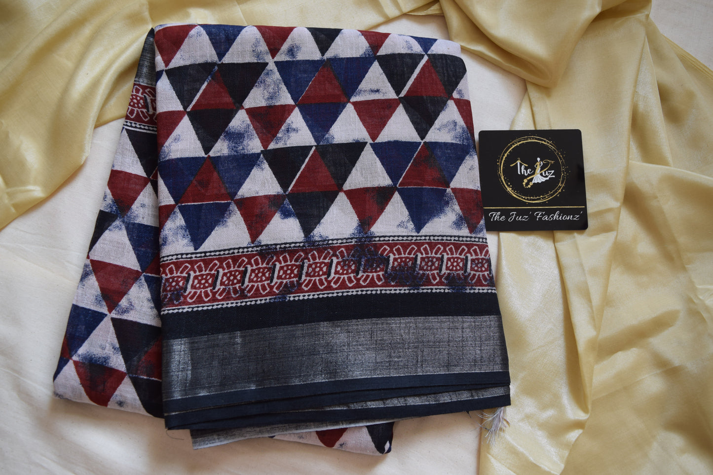 Linen cotton Saree