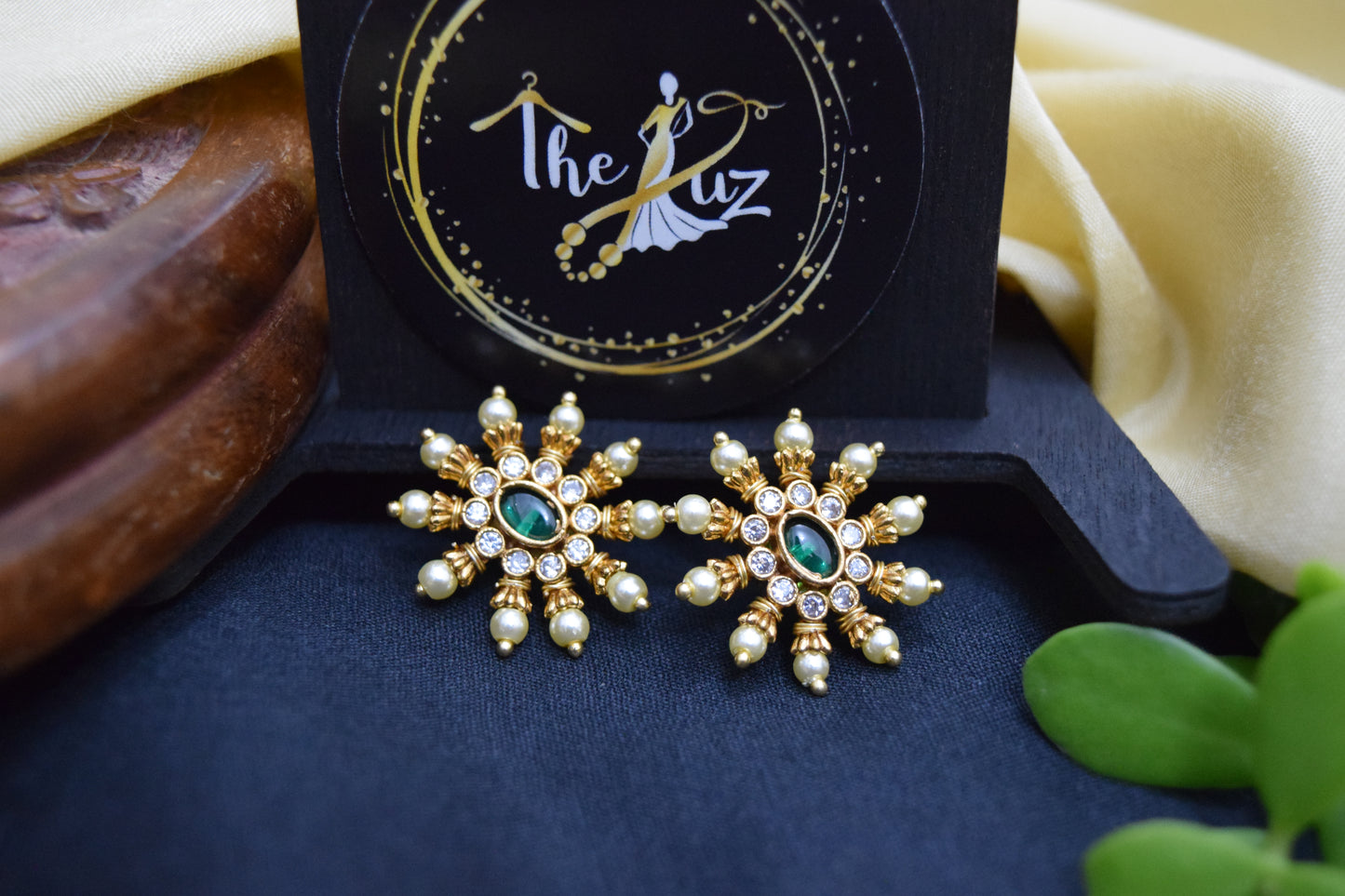 Pearl earrings