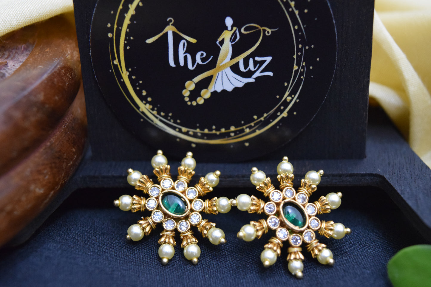 Pearl earrings