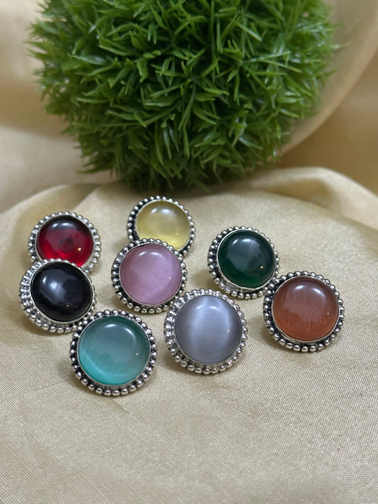 Silver earrings